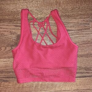 Red Lorna Jane Sports Bra